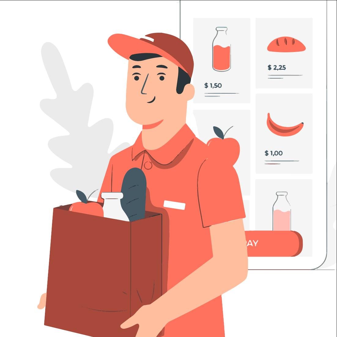 Fresh groceries delivery